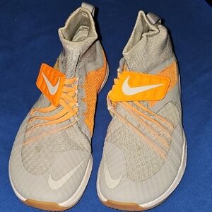 Nike Gray and Orange Athletic Shoes